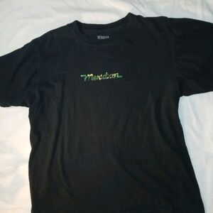 Meridian Brand Mens T Shirt Large Black